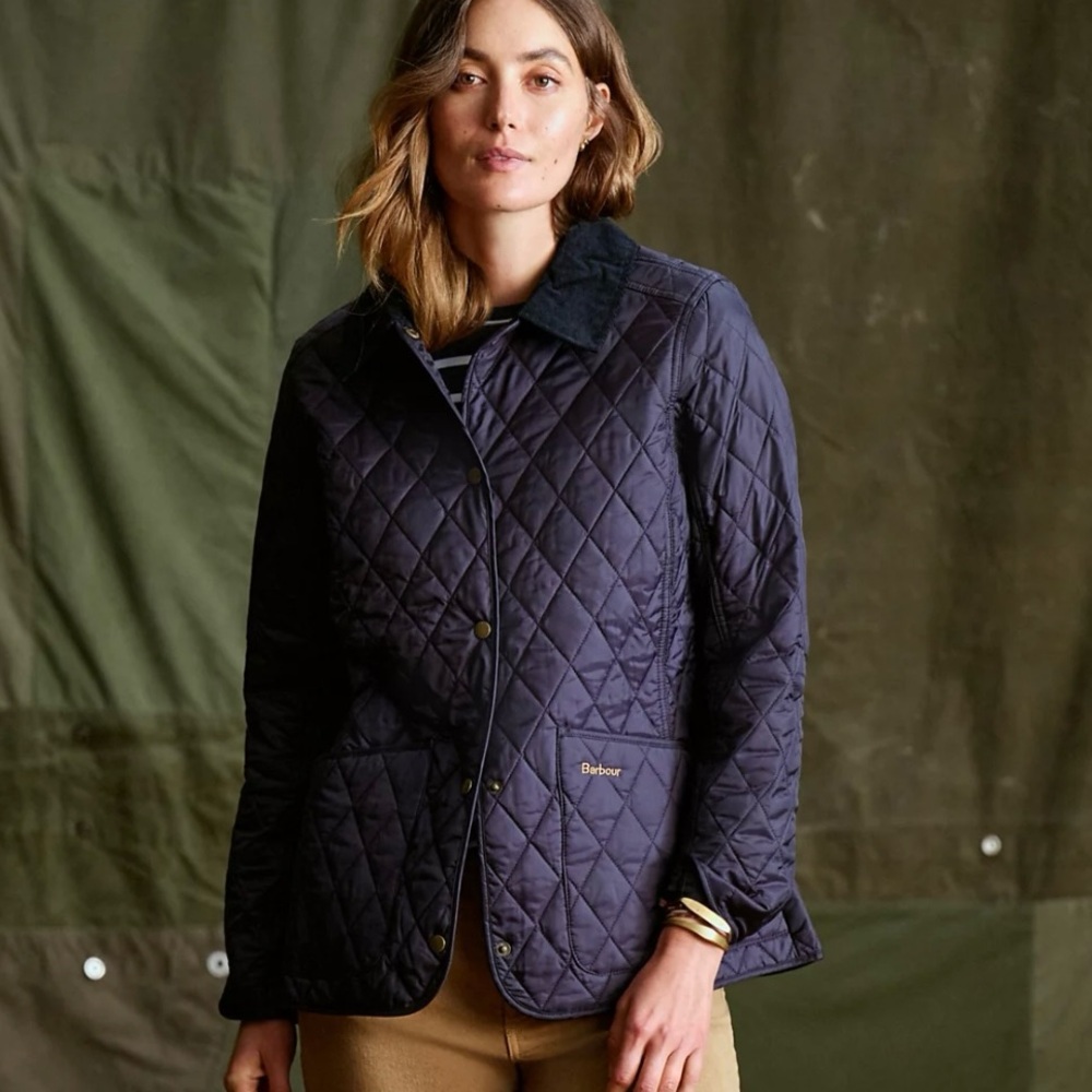 Barbour Annandale Women's Quilted Blue Jacket